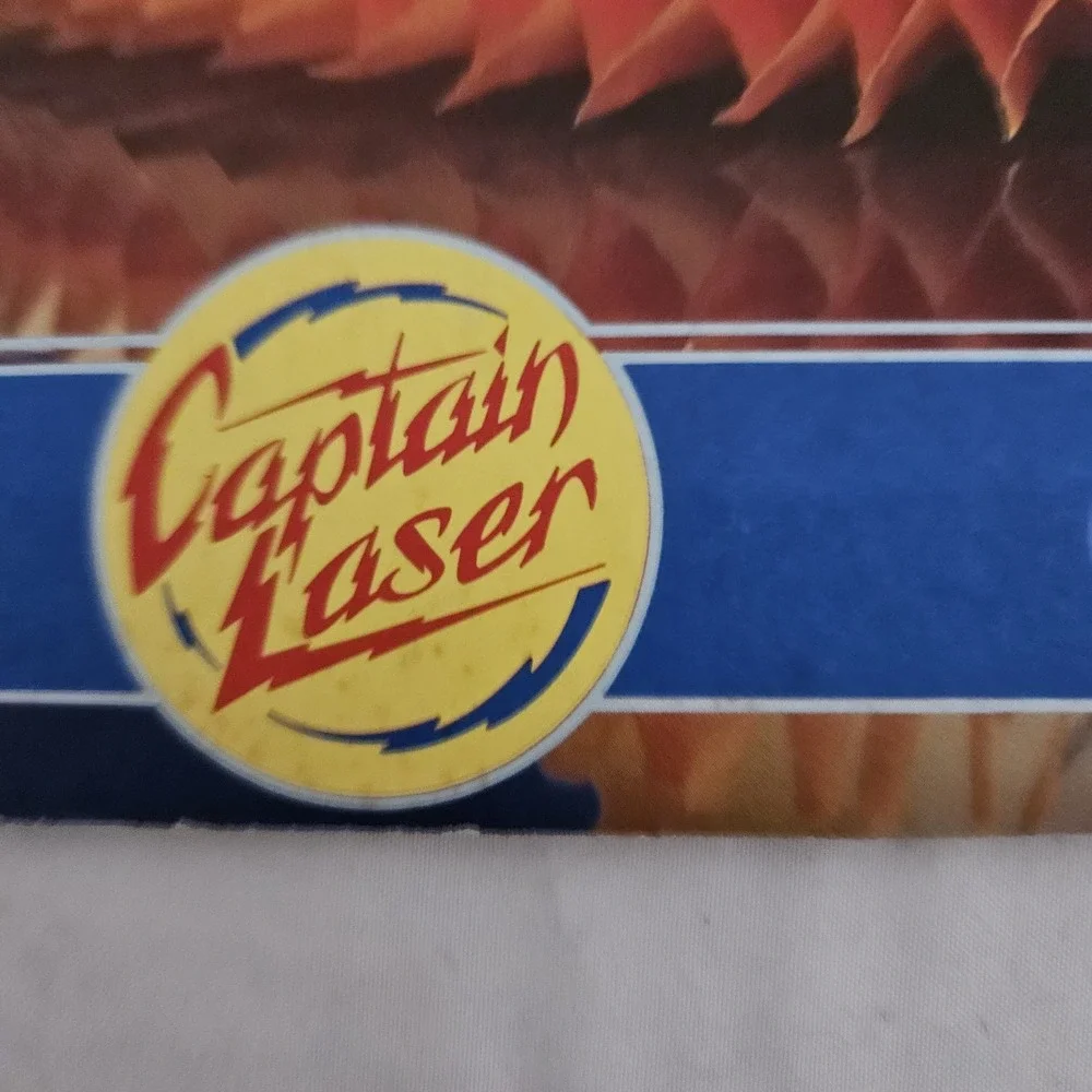 RHTF Captain Laser Hallmark Honeycomb Centerpiece Vintage 1982 NOS 14.25